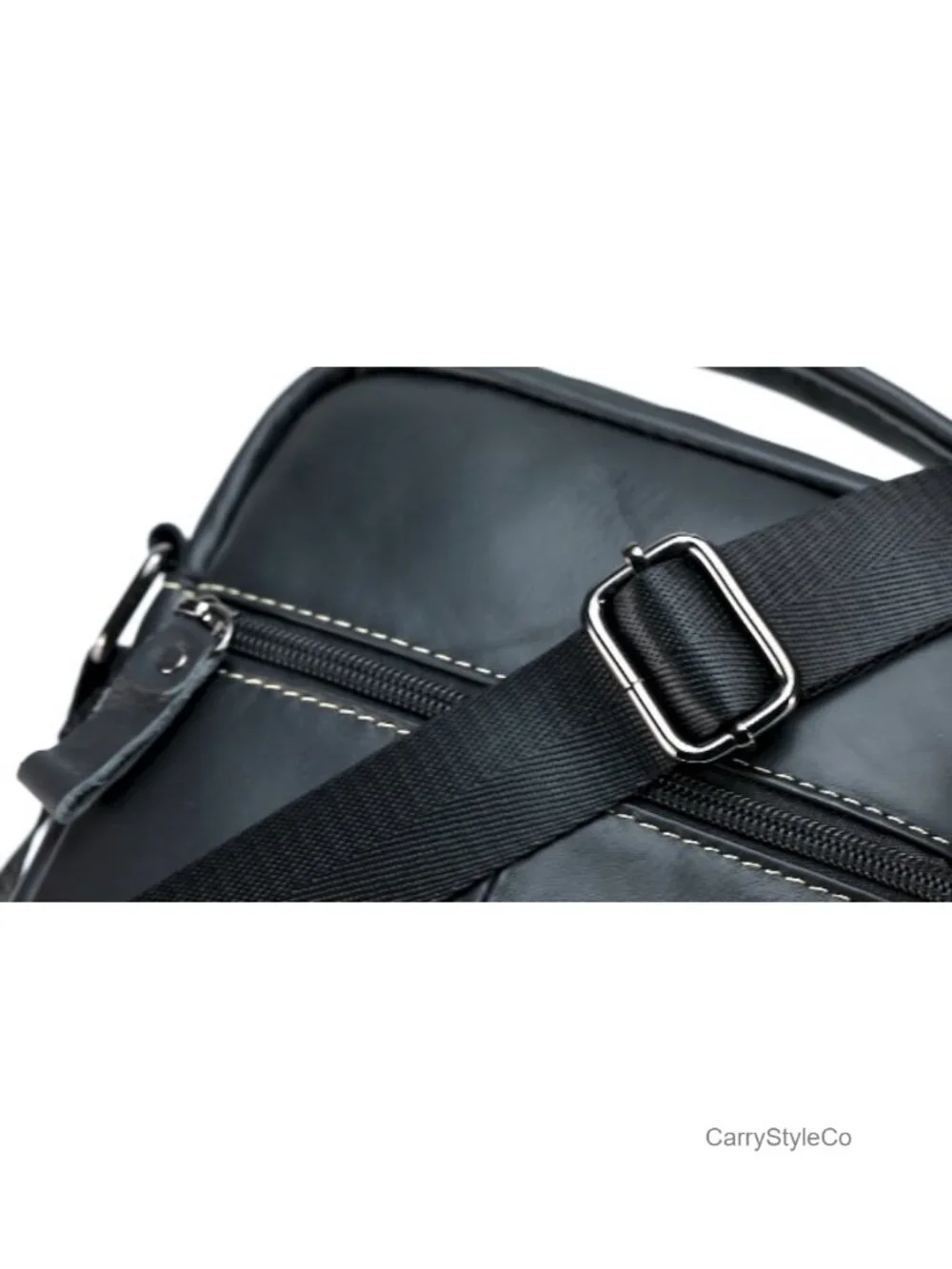 Genuine Leather Small Messenger Bag for Men Crossbody Shoulder Purse
